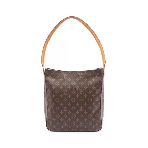 Louis Vuitton Looping GM Shoulder Bag Leather Monogram Brown - Picture 1 of 7